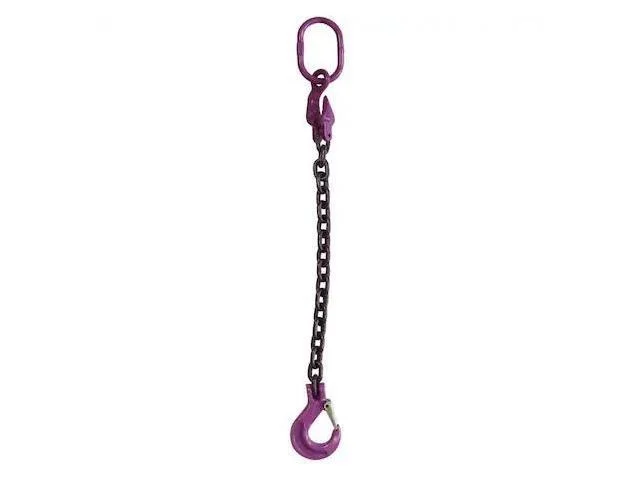 Us Cargo Control 38g100sosa-10 3/8" X 10',adjustable Singleleg Chain Sling W/