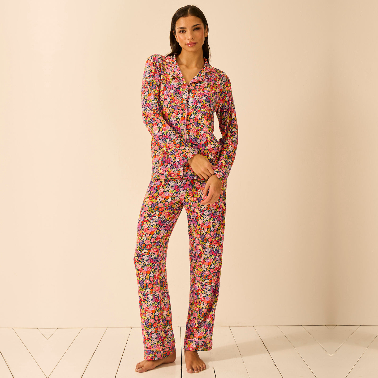 Long Pyjama Set - Botanical Bloom - 4x