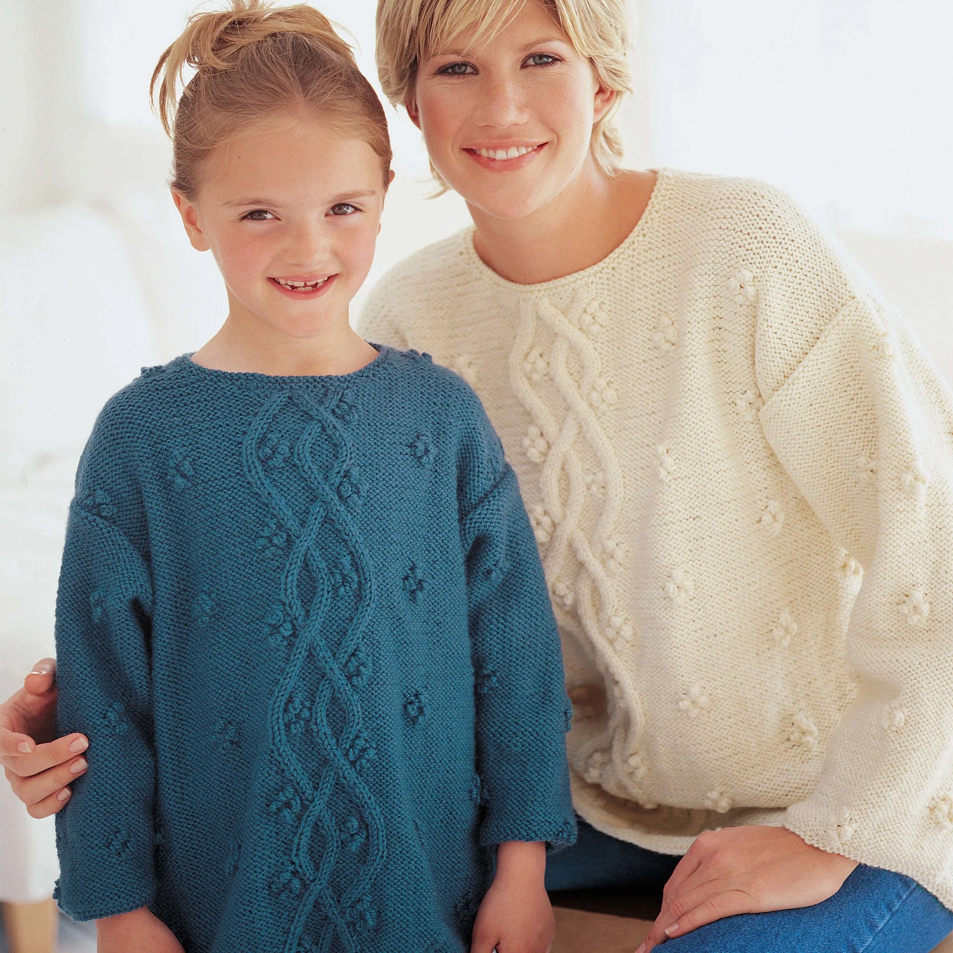 Just Like Mom Knit Sweater Pattern