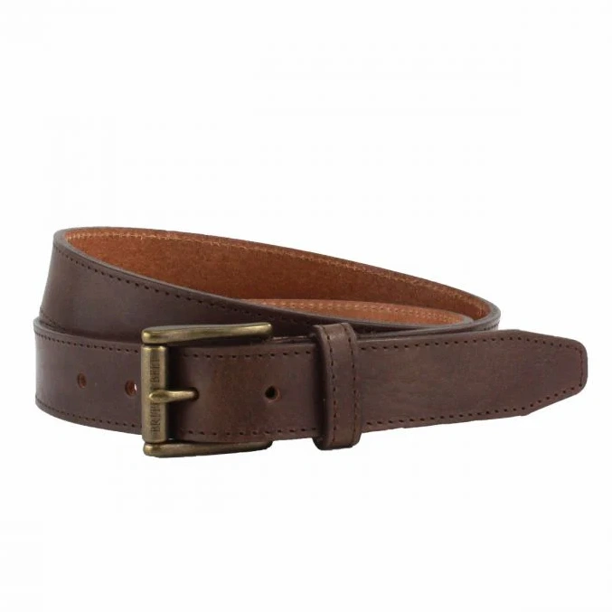 Ellison Men's Casual Leather Belt - Brown/s/m