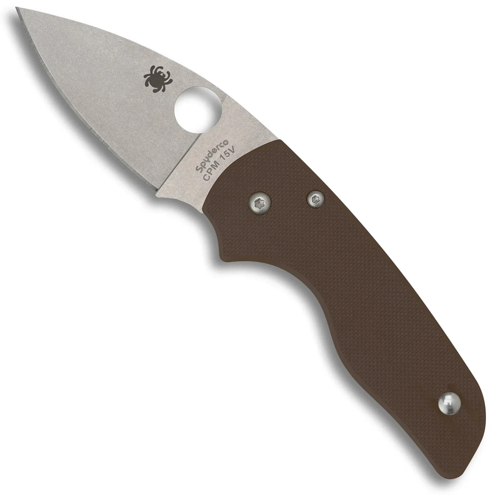 Spyderco C230gpbn15v Lil Native (15v, Leaf, G10, Stonewashed) Sprint Run Pocket Knife