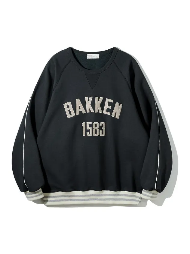 Barken Bakken 1583 Track Sweatshirt Bk5989_charcoa