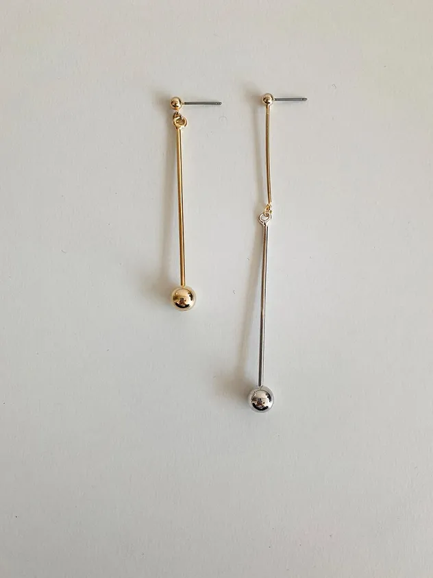 Mix Bar Drop Earrings