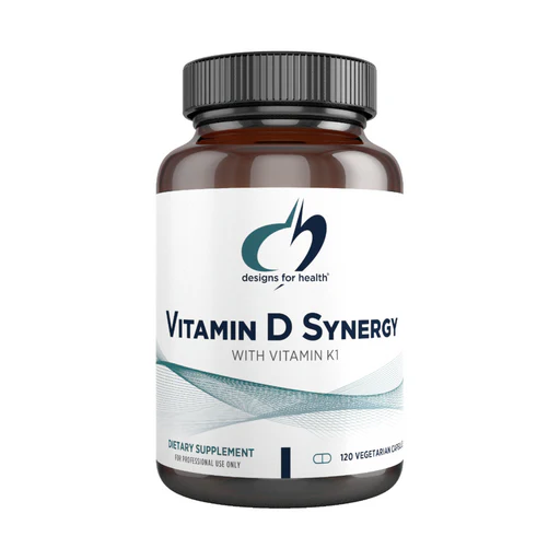 Vitamin D Synergy With Vitamin K1 - 120 Capsules