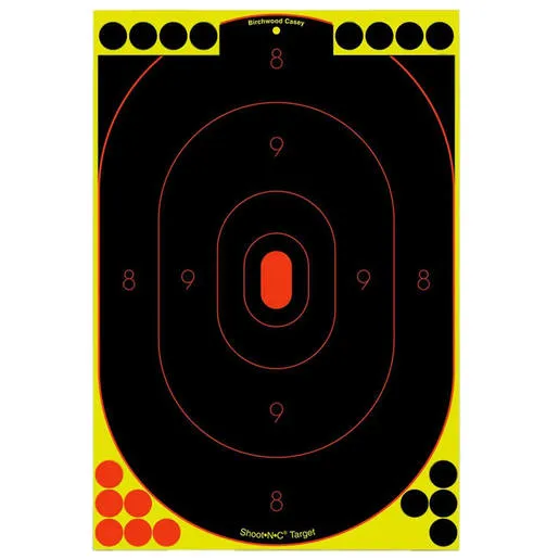 Birchwood Casey Shoot-n-c 12in X 18in Silhouete 90 Pasters Shooting Target