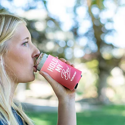 Logoed Slim Seltzer Coolie