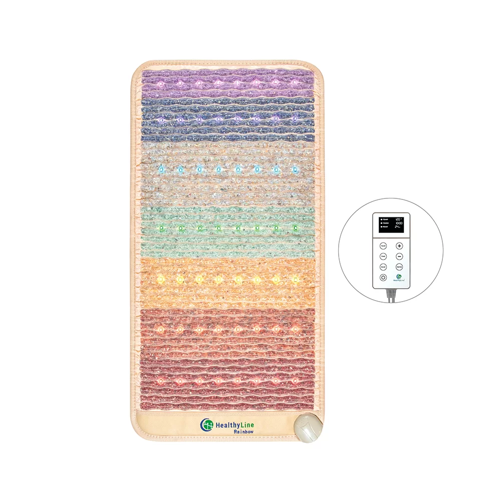 Healthyline Rainbow Chakra Mat Small 4020 Firm Photon Pemf Inframat Pro 3rd Edition