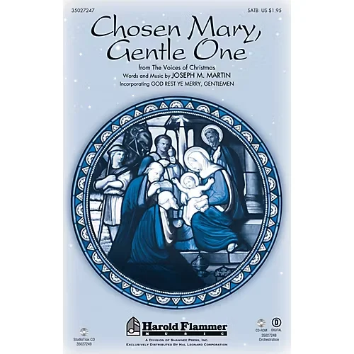 Shawnee Press Chosen Mary, Gentle One (from The Voices Of Christmas) Orchestration On Cd-rom By Joseph M. Martin Standard