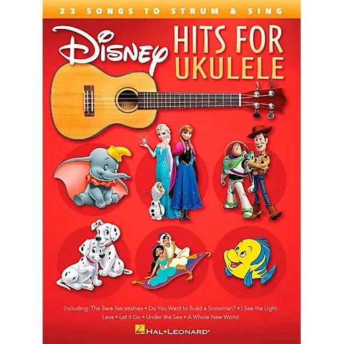 Hal Leonard Disney Hits For Ukulele - 23 Songs To Strum & Sing Standard