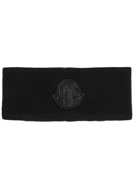 Logo-appliqué Wool Headband