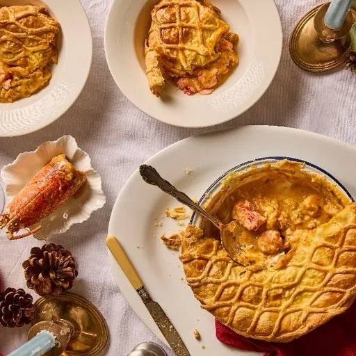 Rick Stein's Lobster & King Prawn Velouté Pie