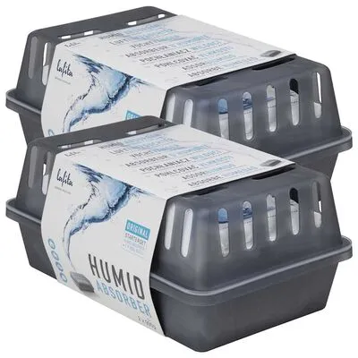 Vidaxl Moisture Absorbers With Refill Bags 2 Pcs 900 G