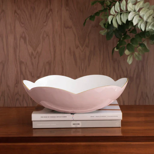 Encanto Amelia Large Bowl Camellia And White