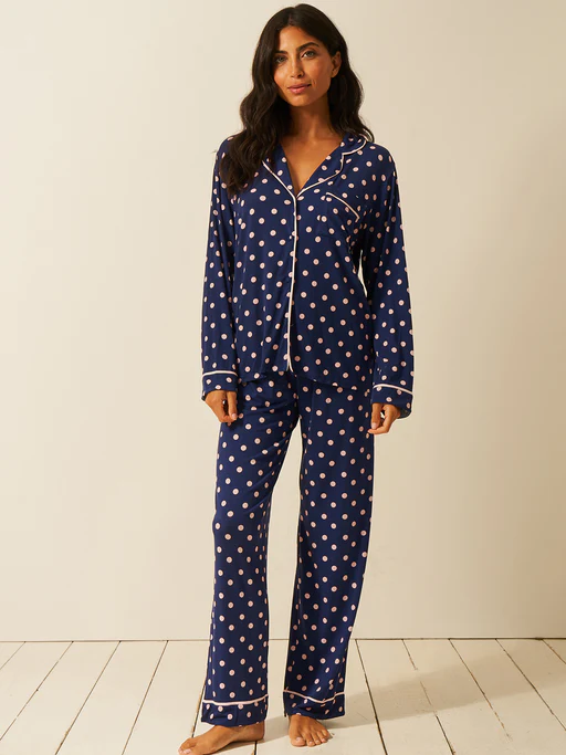 Long Pyjama Set - Winter Berry