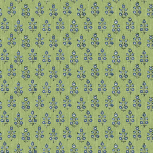 G P & J Baker Poppy Sprig Green/blue Wallpaper