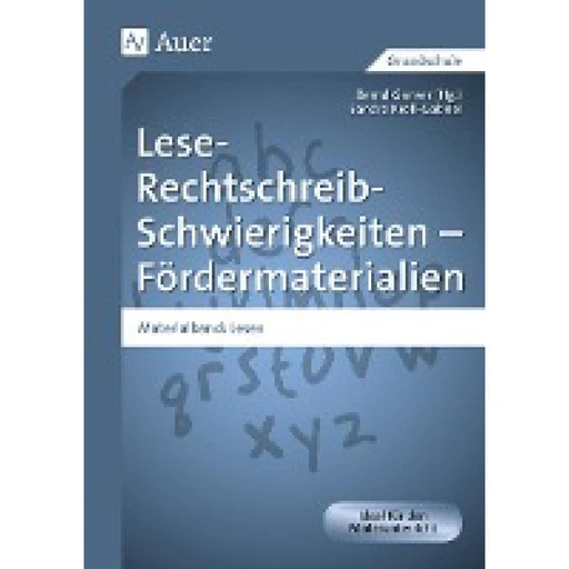 Lese-rechtschreib-schwierigkeiten - Fördermaterialien