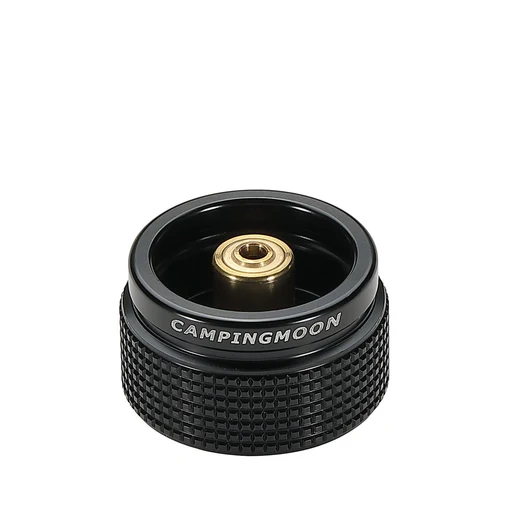 Bkz08 Camp Gas Cooker Adapter For Converting Cv Bayonet Connection To Type Msf-1a Connection Or Lindal Valve Connection Black
