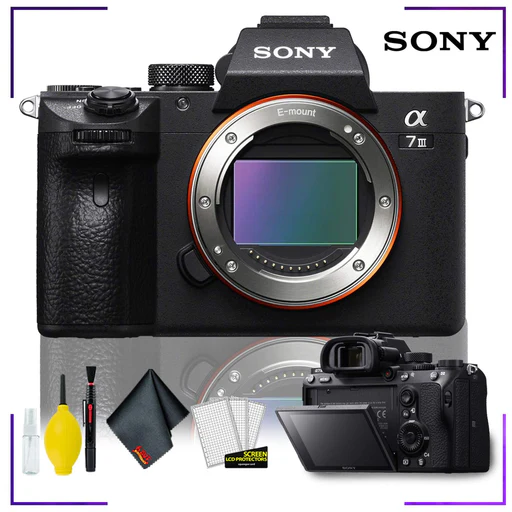 Sony Alpha A7 Iii Mirrorless Digital Camera (body Only) With Camera Cleaning Kit Bundle