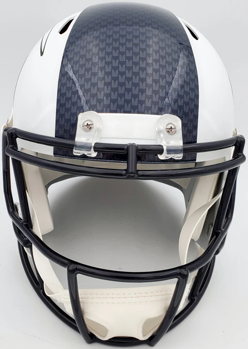 Russell Wilson Auto Seahawks Flat Matte White Full Size Speed Rep Helmet Rw Holo