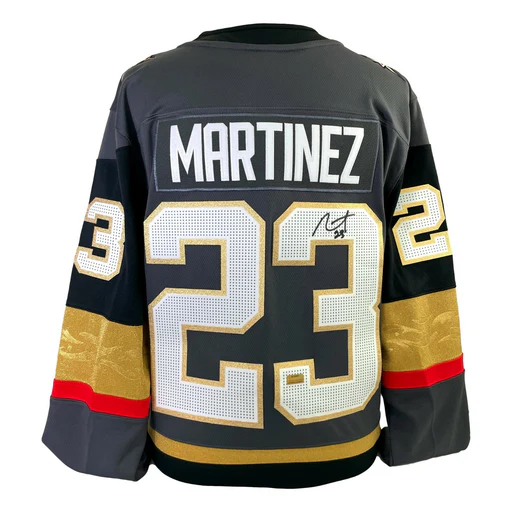 Alec Martinez Autographed Vegas Golden Knights Jersey Coa Inscriptagraphs Signed