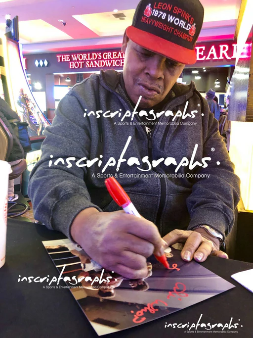 Leon Spinks Signed 8x10 Photo Inscribed "ali Who?"