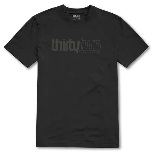 Double Tee S/s Basic T - Shirt Black/charcoal