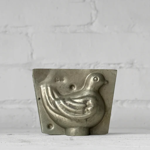 Antique Chocolate Bird Tin Mold (#29)