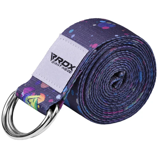 Rdx F3 D-ring Steel Buckle Cotton Yoga Strap