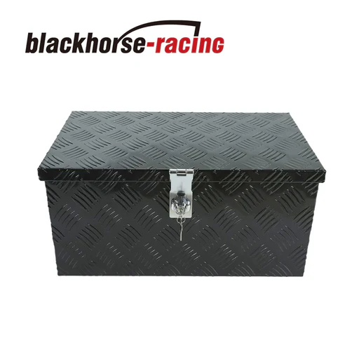 20"x12"x10" Aluminum Trailer Tool Box Heavy Duty Tool Storage Box With Lock