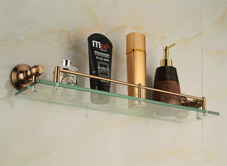 Antiguo Baño Accesorios Cosmético Baño Artículos Rack Soporte Organizador Pared