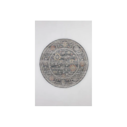 5'3"x5'3" Round Rug-magnolia Home Millie Blue/multi By Joanna Gaines X Loloi | Abstract