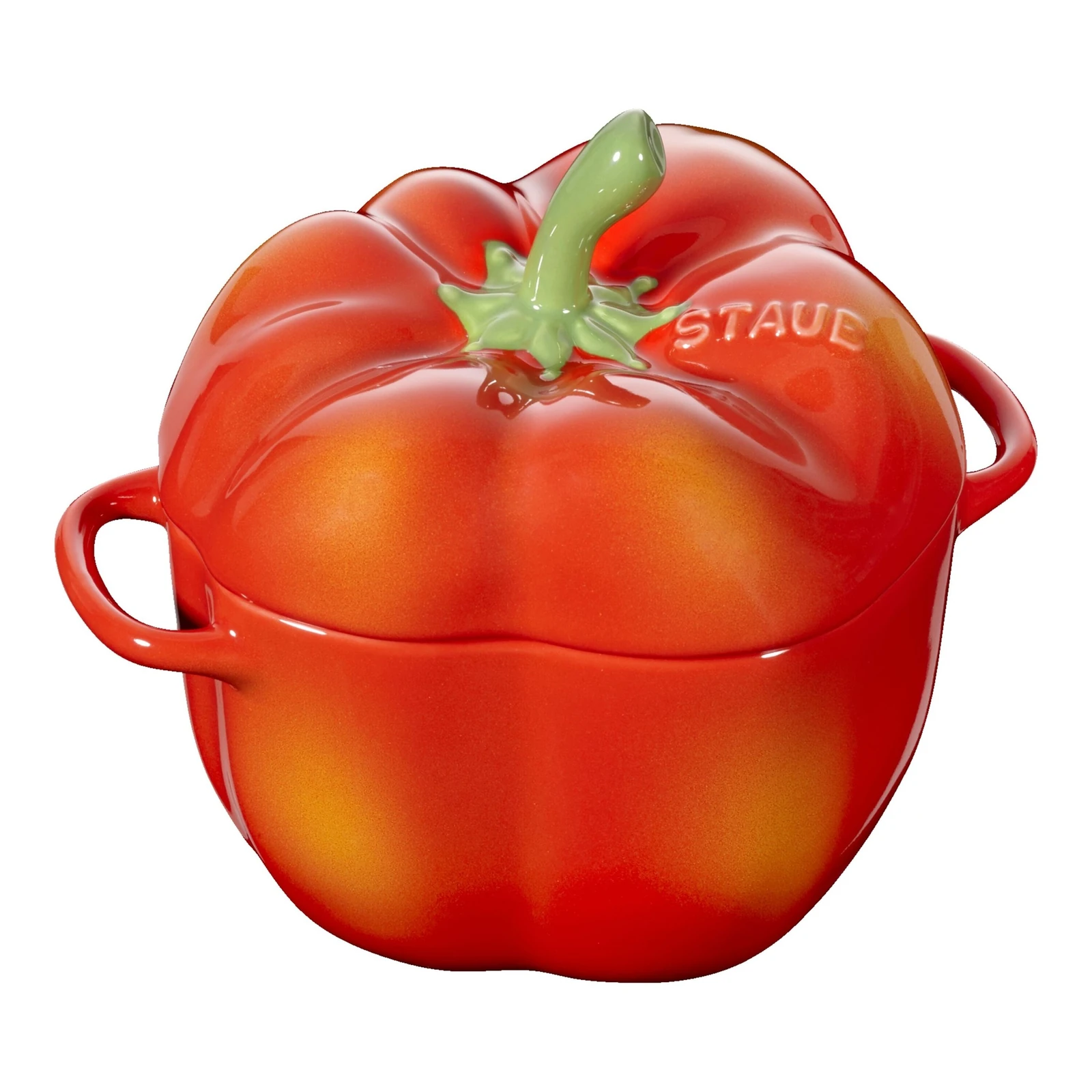 Staub Ceramique Cocotte 11 Cm, Paprika, Orange-rot, Keramik