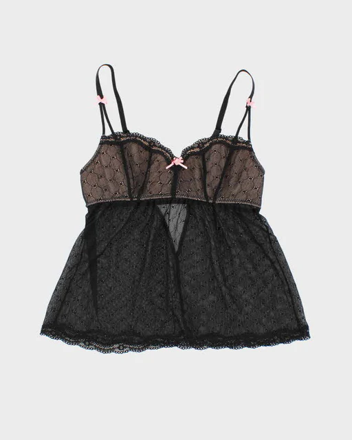 Vintage Y2k 00s Betsey Johnson Mesh Cami - S