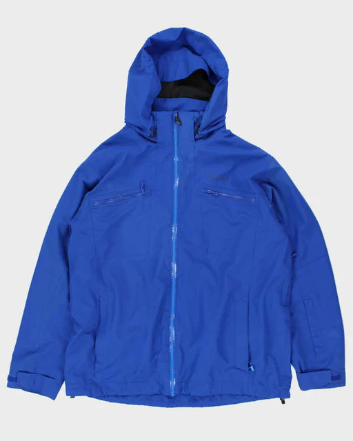 Marmot Blue Waterproof Hooded Jacket - Xxl
