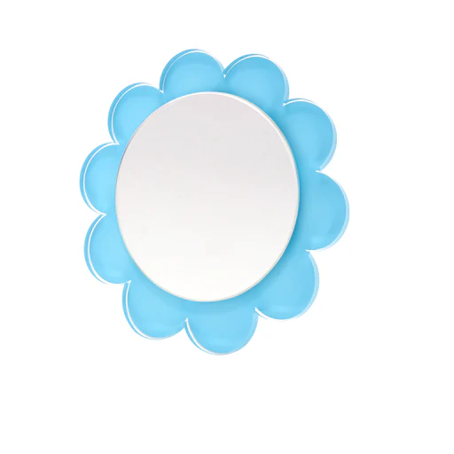 Daisy Mirror - Pastel Blue