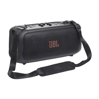 Jbl Partybox On-the-go Portable Party Speaker With Built-in Lights And Wireless Mic - Black
