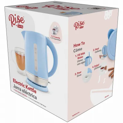 Electric Kettle, Blue, 1.7 L