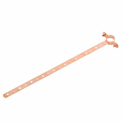 Copper-plated Pipe Hanger, Milford Type, 3/4 X 12 In.
