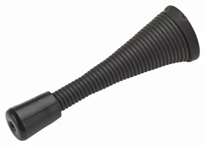 Doorstop, Wall-mount, Spring, Oil-rubbed Bronze, 3 In.