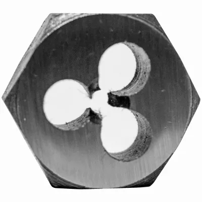 Machine Screw Hex Die, 10-32 National Fine, 1-in.