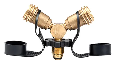 Propane Y Female Cylinder Adapter With Handwheel