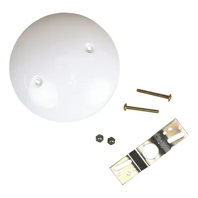 Ceiling Blank Up Kit, Holes 2-3/4-in. Apart, White, 5-in.