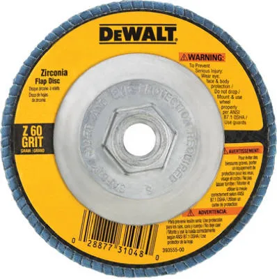 4-1/2 In. 80-grit Zirconia Flap Disc