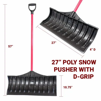Combination Snow Shovel/pusher, 22 In.