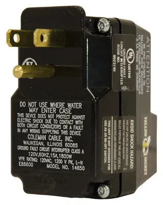 Portable Gfci Plug/outlet