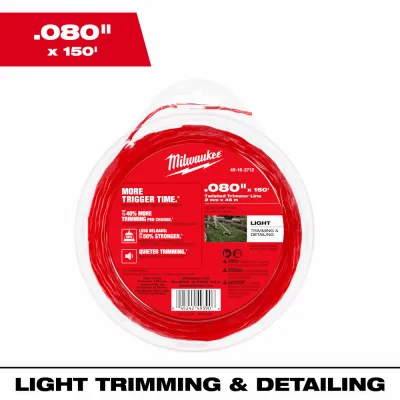 String Grass Trimmer Line, 0.080 In. X 150 Ft.