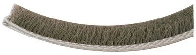 Weatherstrip, Gray Pile, 3/16 X 1.56 In. X 100 Ft.