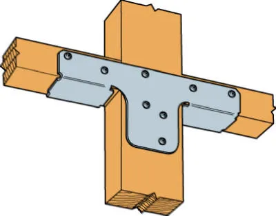 Rigid Tie Connector, 2x4 Post, 2x Joist