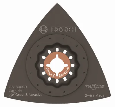 Starlock Delta Rasp, Carbide Grit, 3 In.