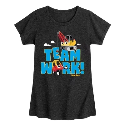 Girls' Little Tikes Teamwork Makes The Dream Work Fitted Short Sleeve Graphic T-shirt
